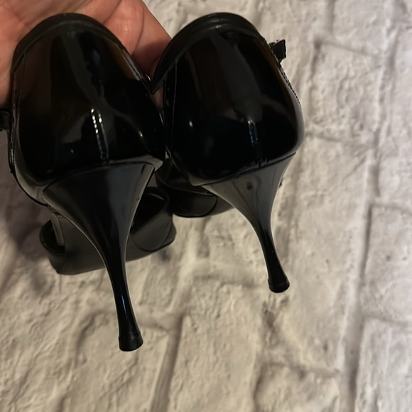 Via Spiga Open Toe Black Women’s Heels Size 8.5 - Picture 6 of 13